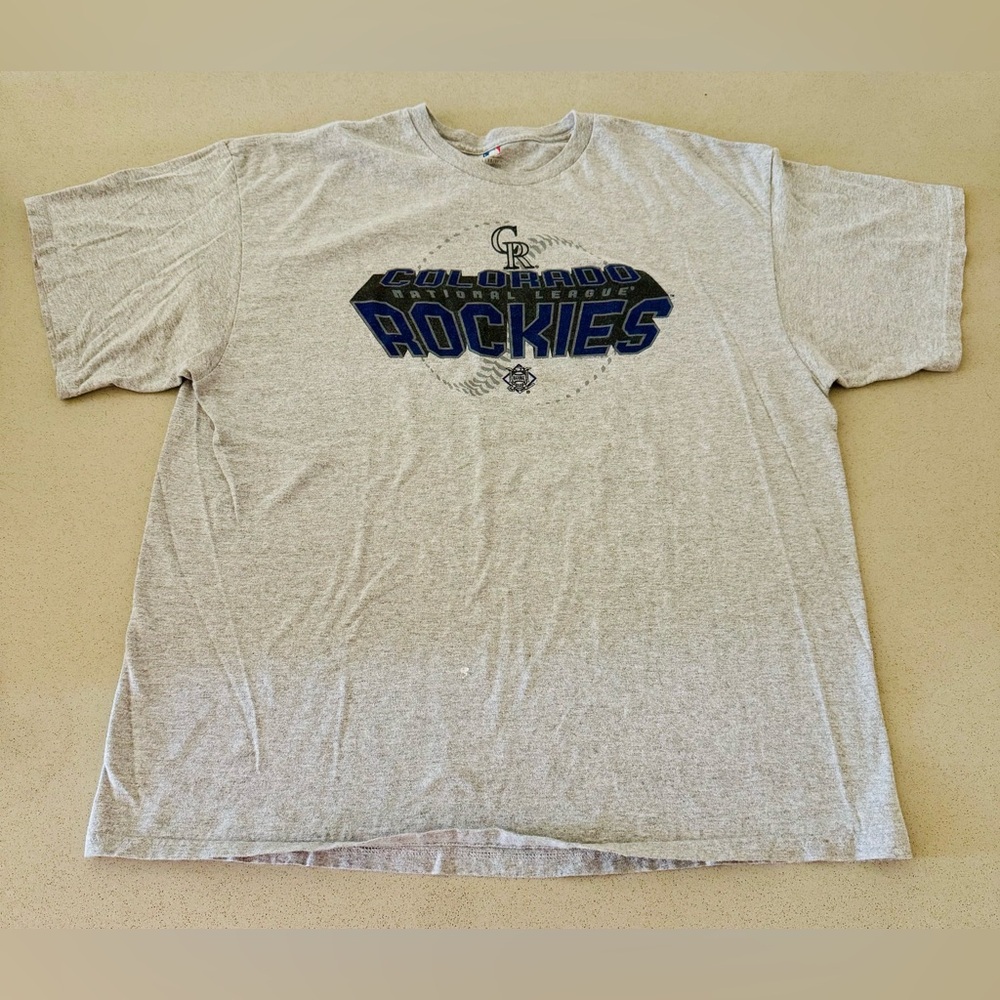 MLB Vintage Colorado Rockies t shirt size 2XL READ